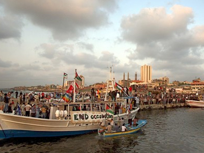 Στη Γάζα τα δύο ελληνικά πλοία