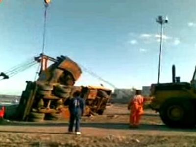 Κεραυνοβολήθηκε χειριστής γερανοφόρου