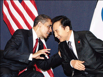 Στις 16 Ιουνίου η συνάντηση Obama με το Νοτιοκορεάτη πρόεδρο Lee Myung bak