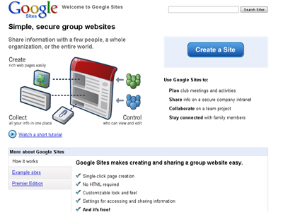 Φτιάξτε το site σας με το “Google Sites”