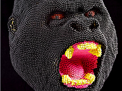 Ένας γορίλας από… σπίρτα