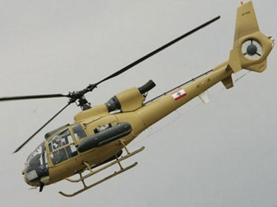 Χτυπήθηκε στρατιωτικό ελικόπτερο στο Λίβανο