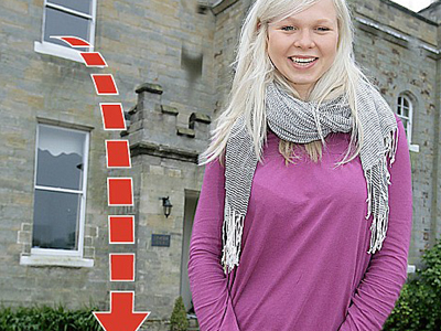 «Βούτηξε» στο κενό και σώθηκε