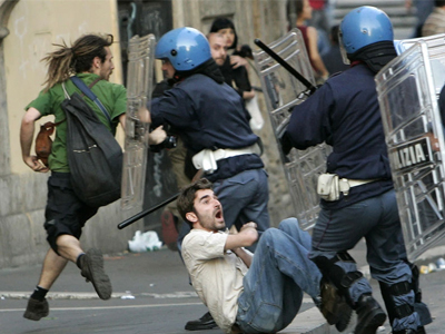 Μικροεπεισόδια στη Lima κατά τη διάρκεια διαδήλωσης