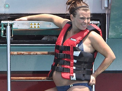 Λάτρης των θαλάσσιων sport… η Coleen Rooney