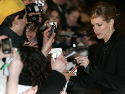 Η Τζούλια Ρόμπερτς στην πρεμιέρα της νέας της ταινίας