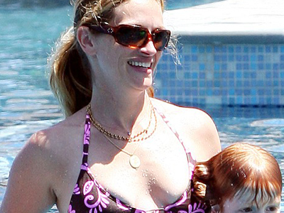 Η Τζούλια Ρόμπερτς σε στιγμές χαλάρωσης