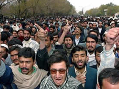 Διαδήλωση κατά των Αμερικανών στην Καμπούλ Διαδήλωση κατά των Αμερικανών στην Καμπούλ