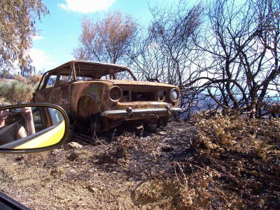 Απανθρακώθηκε στο αυτοκίνητό του