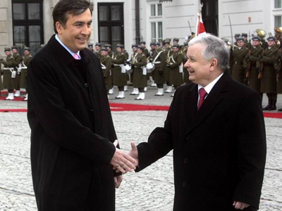 Επίθεση στην αυτοκινητοπομπή του Γεωργιανού και του Πολωνού προέδρου