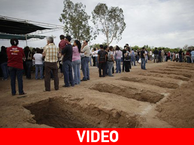 Θρήνος στην κηδεία των 41 παιδιών στο Μεξικό