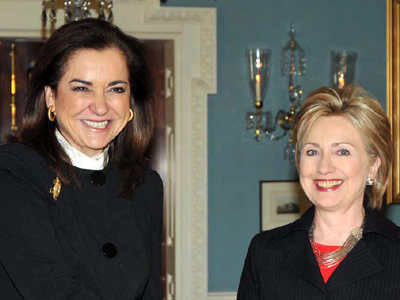 Ικανοποίηση από τη συνάντηση Ντ. Μπακογιάννη – Χ. Κλίντον