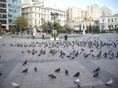 «Πράσινη» διαμαρτυρία έξω από το δημαρχείο της Αθήνας