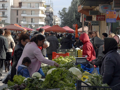 «Μήλον της Έριδος» λαϊκή αγορά στη Θεσσαλονίκη