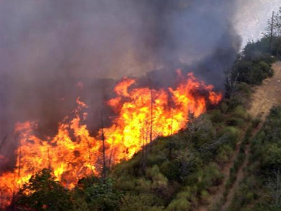 Πυρκαγιά στο Παλαιόκαστρο