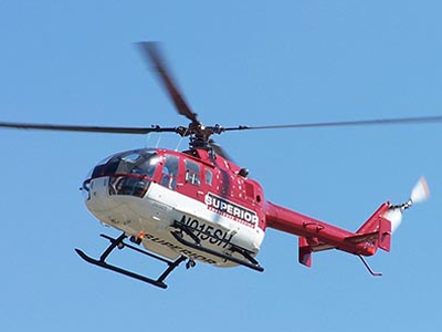 Καταδίωξε ληστή με το ελικόπτερο του