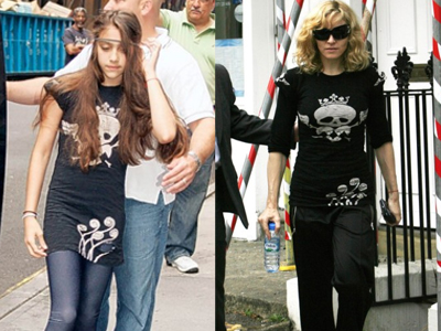 Μαντόνα και Λούρδη με τα ίδια ρούχα