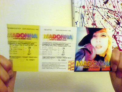 Στη μαύρη αγορά τα εισιτήρια για Madonna!