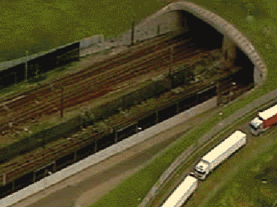 Φωτιά στο τούνελ της Μάγχης