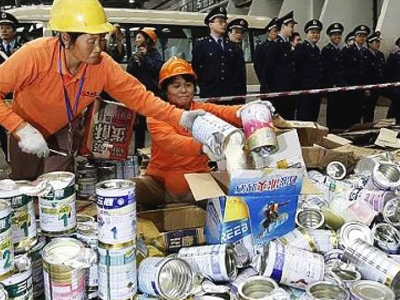 Μολυσμένα με μελαμίνη και μπισκότα