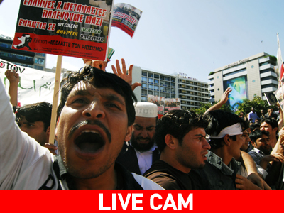 «Αστακός» η Αθήνα για τη νέα συγκέντρωση των μεταναστών