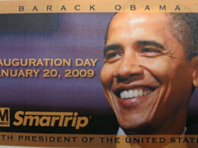 Σε κάρτες διαρκείας του μετρό ο Ομπάμα