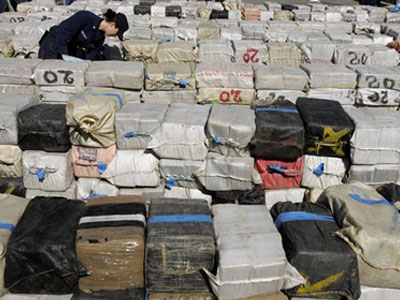 Εντόπισαν 2,5 τόνους κοκαΐνη στην Κολομβία