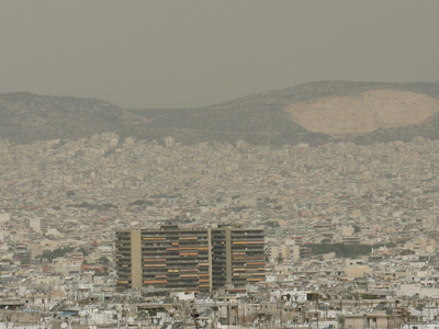 Επιβαρυμένη η ατμόσφαιρα στην Αθήνα