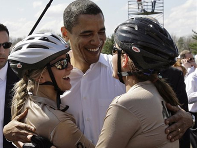 Στιγμές χαλάρωσης για τον Μπάρακ Ομπάμα