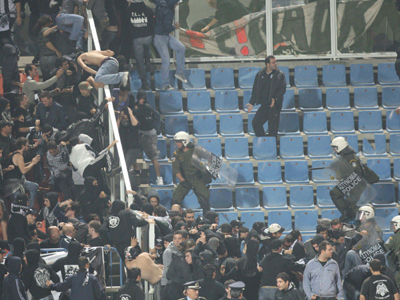 Επεισόδια στο ντέρμπι της Θεσσαλονίκης