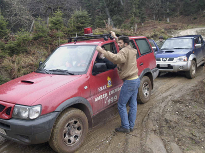 Διάσωση στα 2.500 μέτρα