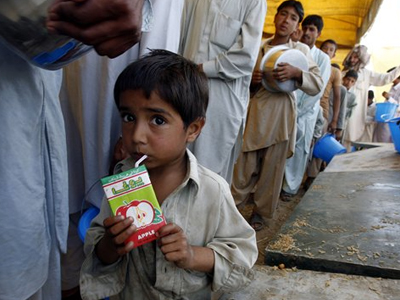 Οικονομική βοήθεια για τους πρόσφυγες του Πακιστάν ζητά ο ΟΗΕ