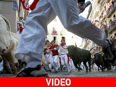 Πέντε τραυματίες στις ταυρομαχίες της Παμπλόνα