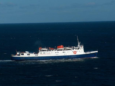 Βλάβη στον καταπέλτη του “Παναγία Σουμελά”