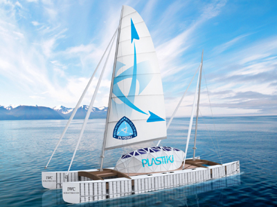 Σκάφος από πλαστικά μπουκάλια θα “οργώσει ” τον Ειρηνικό