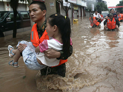 Κίνα: η καταστροφή του Νώε.             Μετά τους σεισμούς περιμένουν πλημμύρες