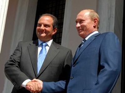 Τηλεφωνική επικοινωνία Καραμανλή – Πούτιν