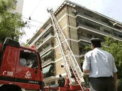 Πυρκαγιά σε διαμέρισμα πρώτου ορόφου στον Άγιο Δημήτριο
