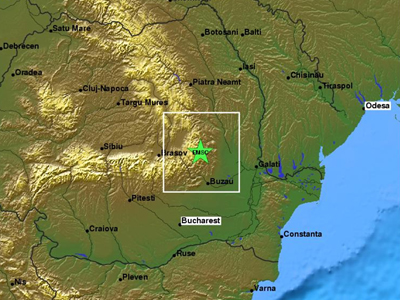 Σεισμός 5,3 Ρίχτερ στη Ρουμανία