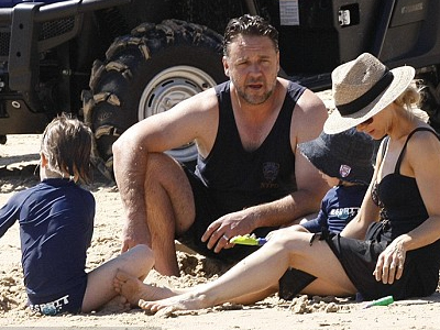 Οικογενειακές στιγμές για τον Ράσελ Κρόου