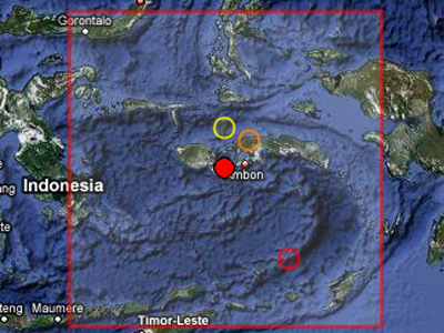 Σεισμός 5,8 ρίχτερ στην Ινδονησία