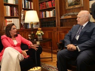 Συνάντηση Κ. Παπούλια – Ντ. Μπακογιάννη