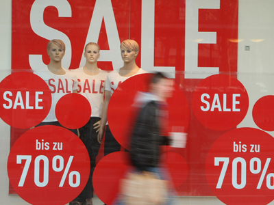 Αύξηση των λιανικών πωλήσεων στη Γερμανία