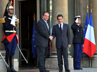 Επιβεβαιώθηκε το Ελλάς-Γαλλία συμμαχία στη συνάντηση Καραμανλή-Σαρκοζί