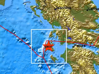 Σεισμική δόνηση στην Κεφαλονιά