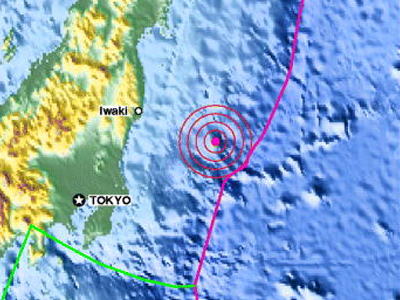 Σεισμική δόνηση στην Ιαπωνία