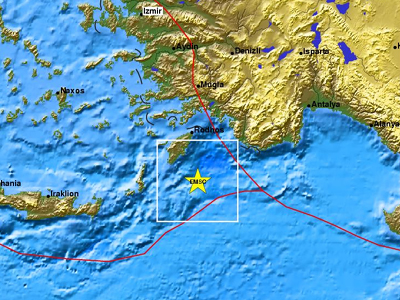 Σεισμός 4,5 Ρίχτερ «ξύπνησε» τη Ρόδο