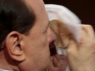 Το make up του Silvio Berlusconi