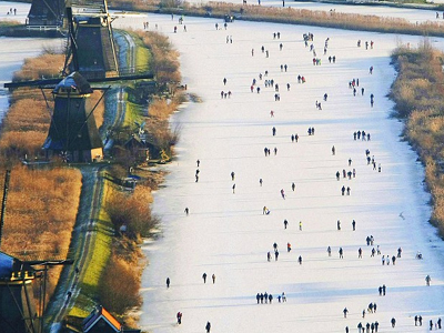 Από λίμνες… πίστες πατινάζ