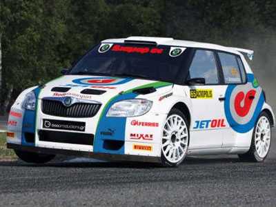 Ο Λάμπρος Αθανασούλας με εργοστασιακό Fabia S2000